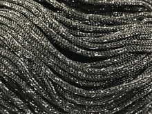 Cordino Swan Black Glitter Filati Tre Sfere