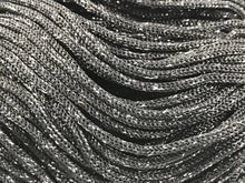 Cordino Swan Black Glitter Filati Tre Sfere